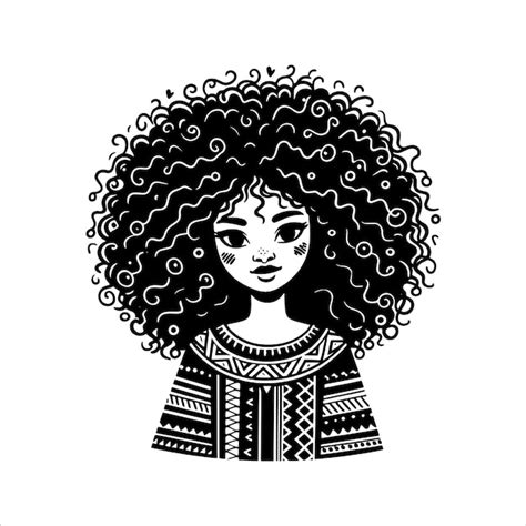 Mujer Negra Svg Mujer Afro Svg Chica Negra Svg Afro Puffs Muy Negra