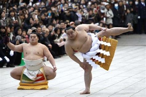 Sumo In Tokyo Japan All Sumo Wrestlers Are Classified In A Ranking