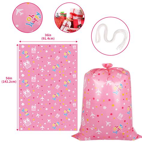 Extra Large Plastic Jumbo T Wrapping Bags For Baby Shower Hotsealed