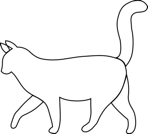 Free Outline Of Cat Download Free Outline Of Cat Png Images Free Cliparts On Clipart Library