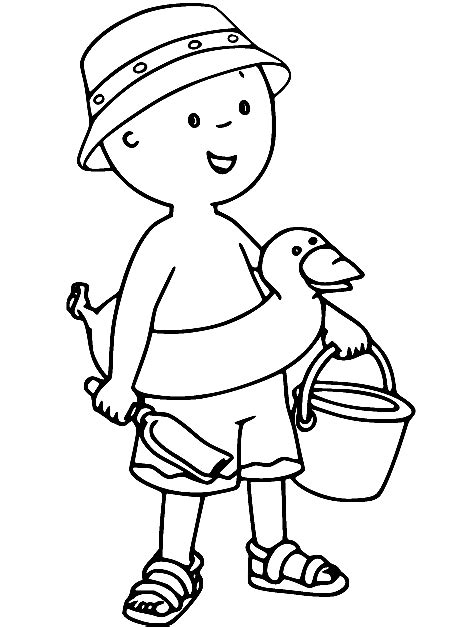 94 Caillou Coloring Pages - ColoringPagesOnly.com