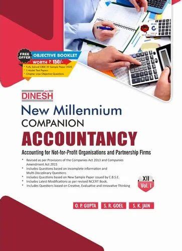 Dinesh New Millennium Companion Accountancy Class 12 At Rs 899 Set