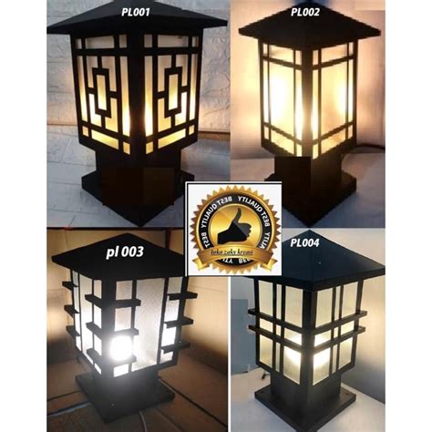 Jual Lampu Hias Taman Pagar Pilar Minimalis Luar Ruangan Outdoor