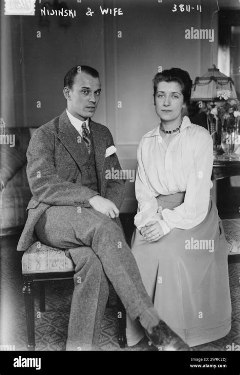 Nijinski and wife, Photograph shows Russian ballet dancer Vaslav ...