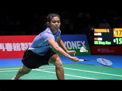 Akane YAMAGUCHI Vs Gregoria Mariska TUNJUNG BWF Hong Kong Open WS