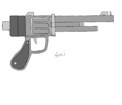 Finally The Revolver Coloured By Arziben On Deviantart