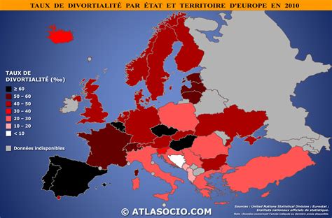 Carte Du Monde Taux De Divortialité Par État