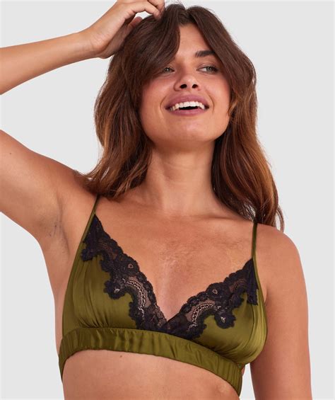 Bras N Things Sammy Bralette Khaki