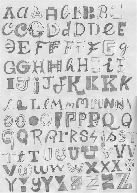 Cool Fonts To Draw How To Make A Hand Drawn Font Bittbox Browse