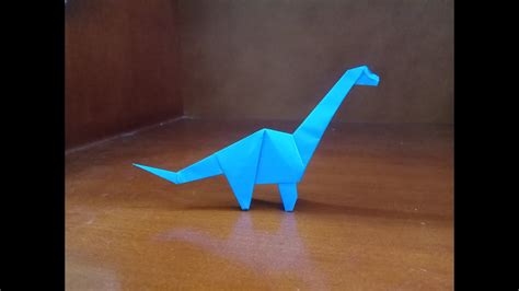 Origami Dinosaur Brachiosaurus Step By Step Youtube