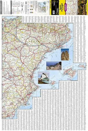 HISZPANIA PORTUGALIA Mapa NATIONAL GEOGRAPHIC 2022