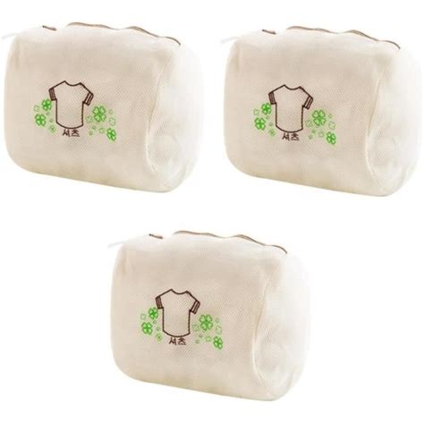 3 Pièces Lingerie Sacs De Lavage Pour Le Linge Sac De Lavage Pour Les Vêtements Délicats Sac À