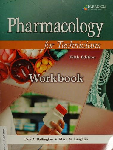 Pharmacology For Technicians Workbook By Don A Ballington Open Library