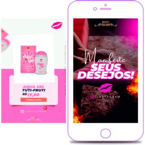 Artes para Sex Shop Editáveis no Canva