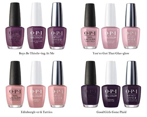 Opi Scotland Collection Fall 2019 Nail Colors Beyond Polish