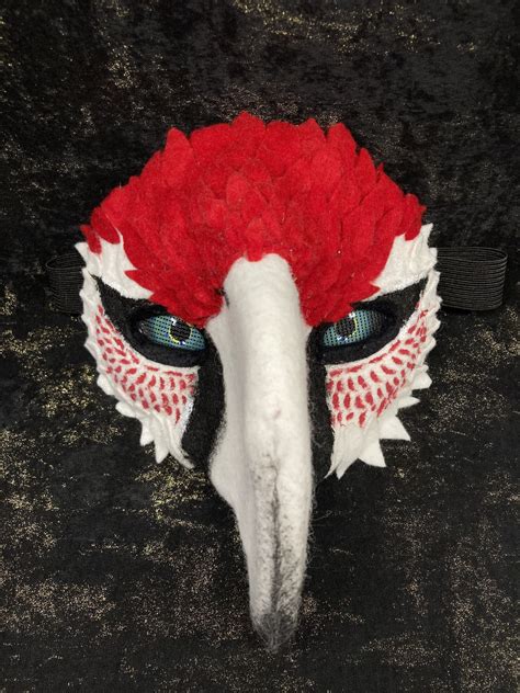 Therian Mask Therian Bird Mask Bird Mask Parrot Mask Red And Green