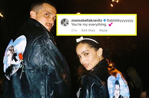 Zoë Kravitz And Karl Glusman On Instagram Give Me The Lovey-Dovey ...