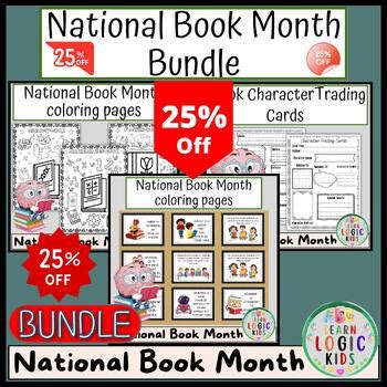 National Book Month Bundle | National Book Month by Learn Logic kids