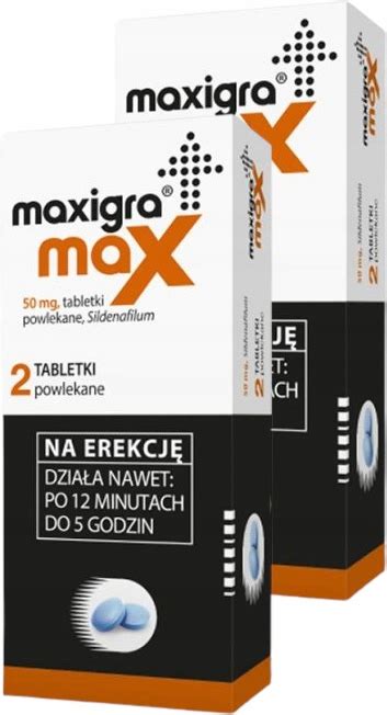 Maxigra Max Erekcja Potencja Mg X Tabletki Allegro Pl