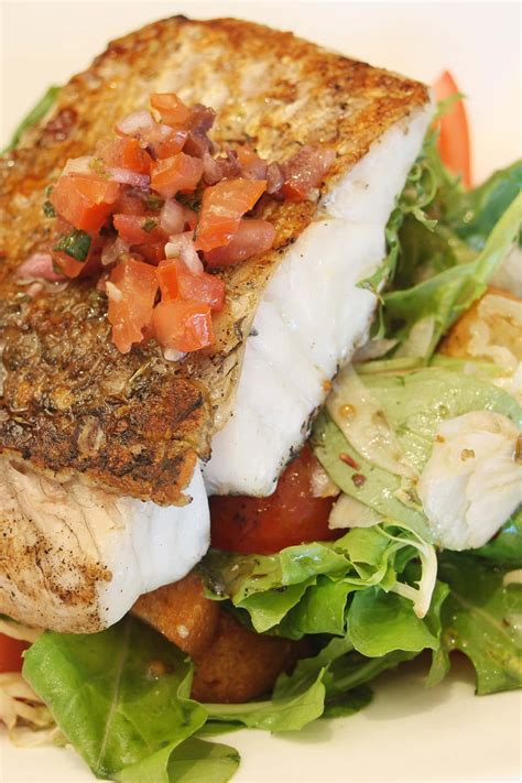 Pan Seared Barramundi With Pico De Gallo - Seafood Recipes - LGCM