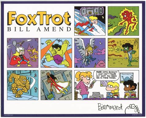 Supergeeks Signed Print Foxtrot Comic By Bill Amend The Foxtrot Store