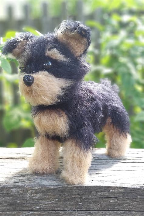 Crochet Pattern Yorkshire Terrier Yorkie Amigurumi Dog Etsy