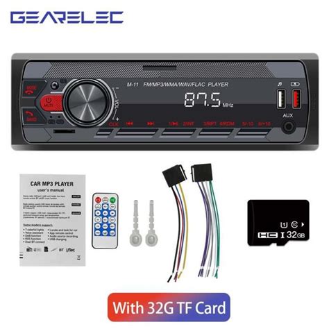 Avec Carte Tf G Autoradio M Bluetooth Lecteur Multim Dia