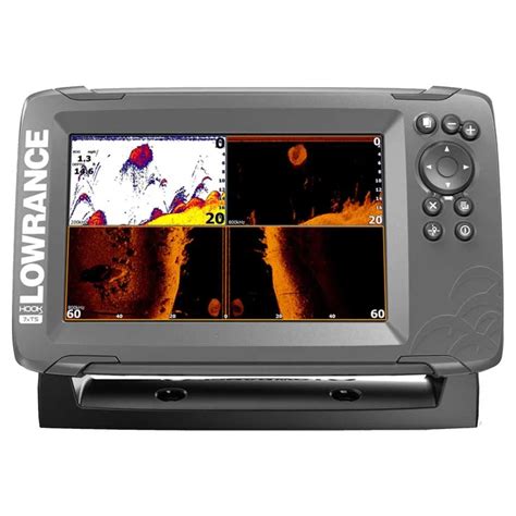 Lowrance Hook2-7x TripleShot con Transductor Gris, Waveinn