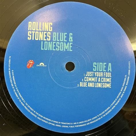 Yahoo オークション 即 決 Rolling Stones Blue Lonesome r1281