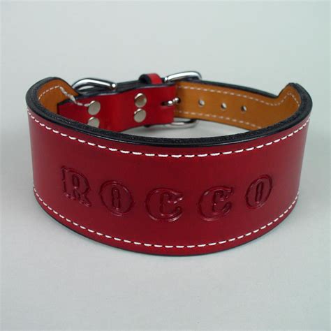 Personalized Leather Dog Collars - Custom Dog Collars