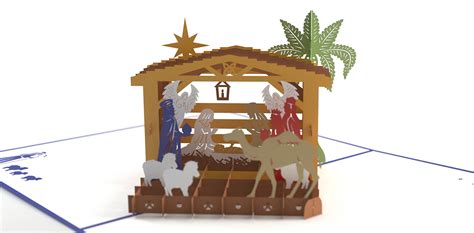 Buy Lovepop Nativity Classic Pop Up Card 3d Cards Christmas Cards