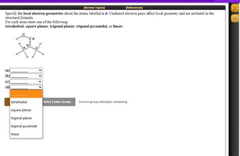 Solved Review Topics References Specify The Local Electron