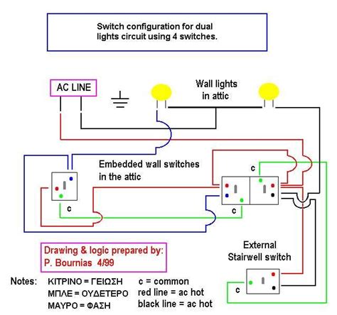 Switch wiring diagram #Electronics | Electrical switches, Electrical ...