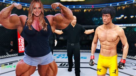 PS5 Bruce Lee Vs Muscular Cute Shannon EA Sport UFC 4 YouTube