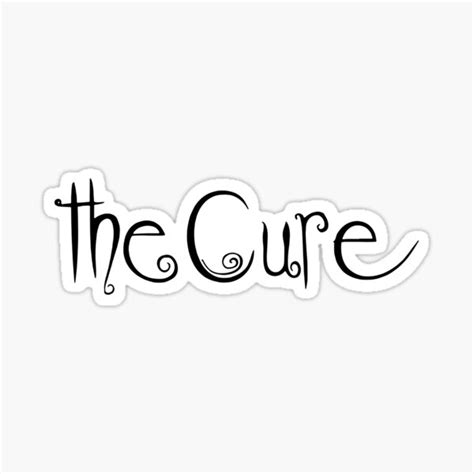 The Cure Sticker For Sale By Leioaik Redbubble