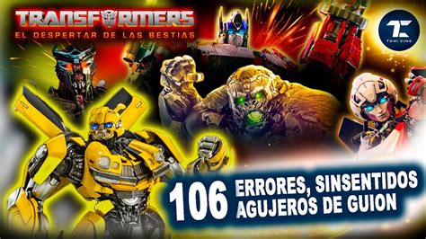 Transformers El Despertar De Las Bestias Errores Agujeros