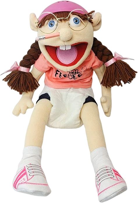 Douchi Jeffy Puppet Plush Toy Dolljeffy And Feebee Puppets Sml Toys