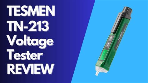 TESMEN TN 213 Non Contact Voltage Tester YouTube