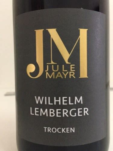 Jule Mayr Wilhelm Lemberger Trocken Vivino US