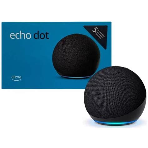 Alexa Echo Dot 5º Geração Novo Processador Som Premium Preto Amazon