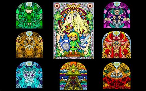 Stained Glass Windows In Wind Waker Depict The Seven Sages From Ocarina Of Time And Of The