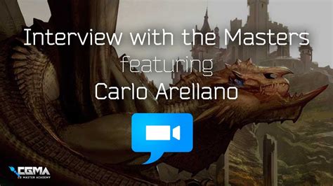 Cgma Interview With The Masters Featuring Carlo Arellano Youtube