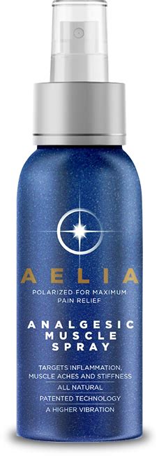 Muscle Spray With Cbd Hemp Oil Aelia