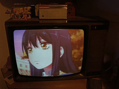 I Put Waifus On A Vintage TV On Twitter Miko Yotsuya Mieruko Chan