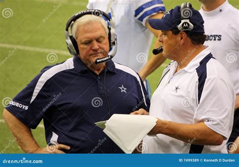 Cowboys Coach Wade Phillips Editorial Stock Image - Image of head ...