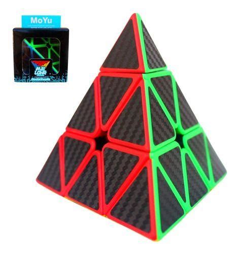 Cubo Mágico Pyraminx Pirâmide Triângulo Carbon Profissional Moyu