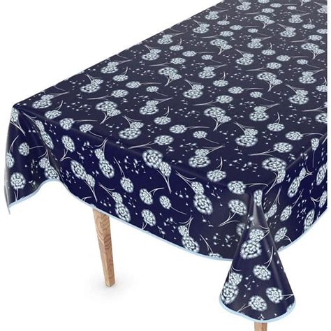 Nappe En Toile Cir E Lavable Rectangulaire Ovale X Cm Avec