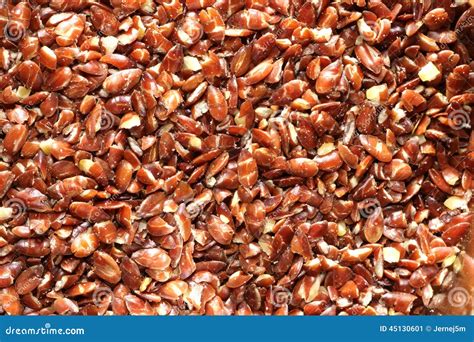 Crushed Flax Stock Image Image Of Crushed Food Thread 45130601