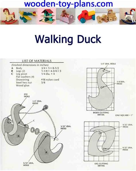 Ramp Walking Duck Free printable Patterns | Diy wooden toys plans, Wood ...