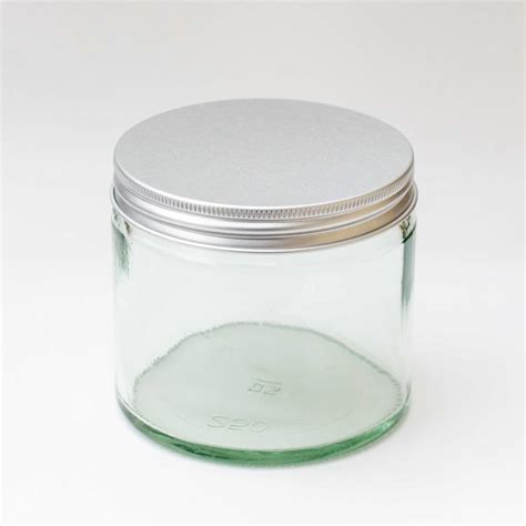 250ml Clear Glass Jars 83mm Lids 40